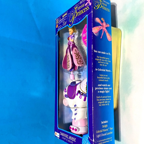 SKYLIGHT CELESTIAL PRINCESS CAROUSEL HORSE LIGHT N’ SOUND MUSIC VTG 1996 WORKS! - Picture 16 of 16